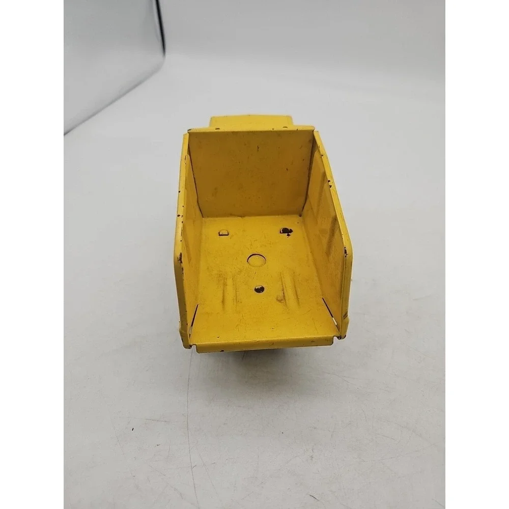 Vintage 70's Tonka Small Pressed Steel Metal Yellow 8.75